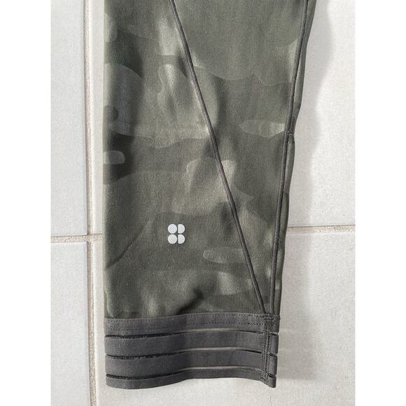Sweaty Betty Legging 7/8 Crop Camo Activewear Athleisure - Picture 7 of 9